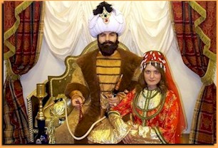 you can be an Ottoman sultan and lady sultan